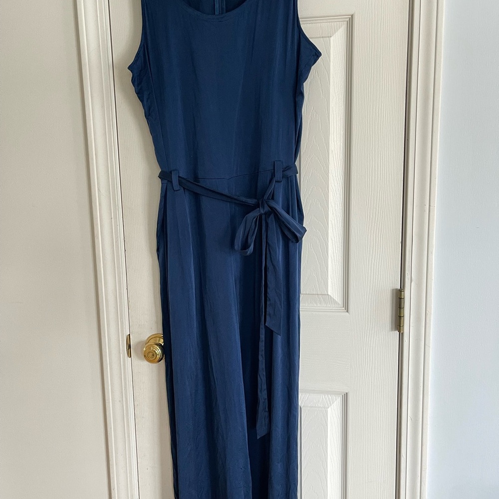 Eileen Fisher Deep Blue Jumpsuit